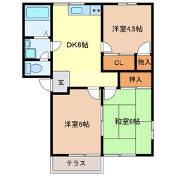 本城壱番館の物件間取画像